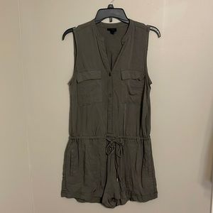 Olive green romper